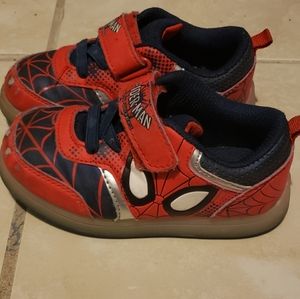 Spiderman lights up shoes